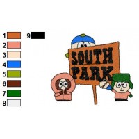 South Park Embroidery Design 9